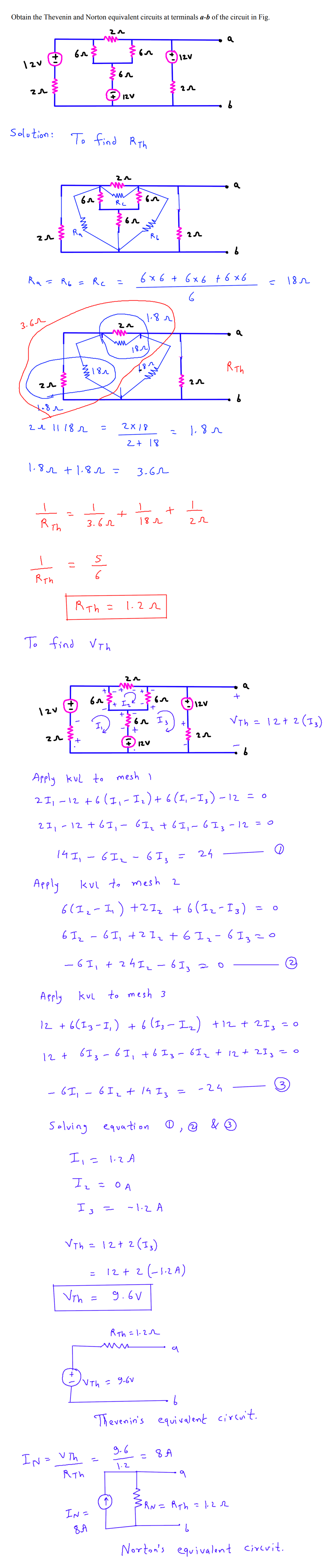 Thevenin's Theorem - Guide and Solved Problems